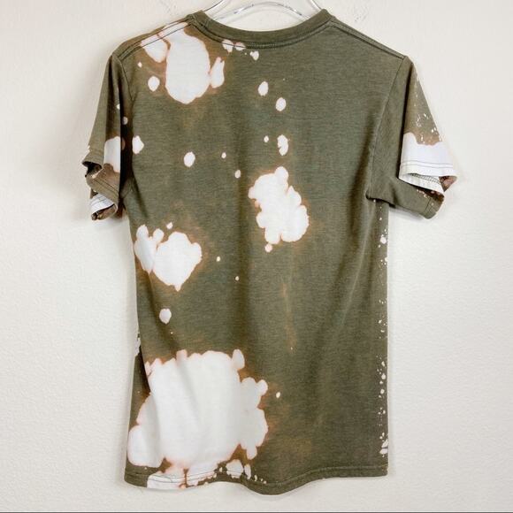 Custom Bleached Tioga Pass Yosemite Tee Sz S - Picture 2 of 4